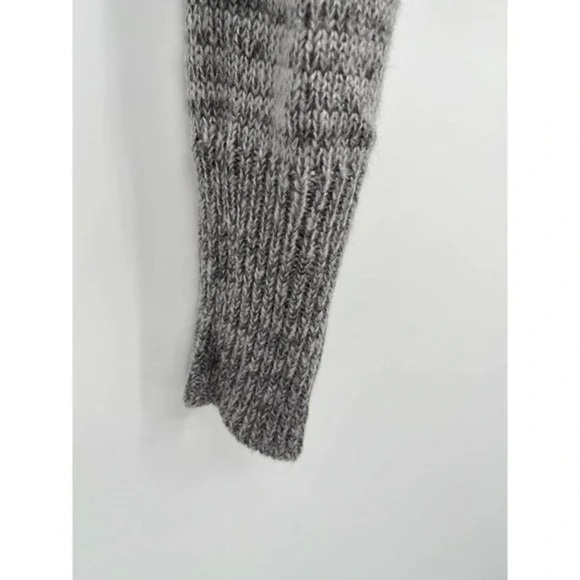 BP Cropped V-Neck Drop Shoulder Sweater in Dark Grey Heather NWT - Picture 5 of 9